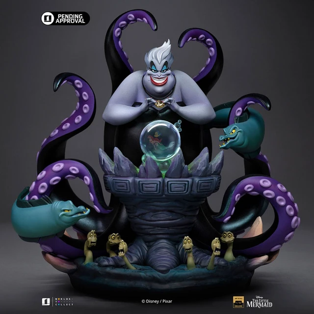 Alt view image 3 of 6 - The Little Mermaid Deluxe Art Scale 1/10 Ursula Statue