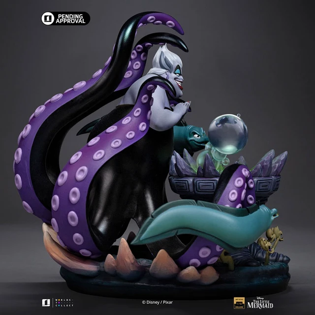 Alt view image 6 of 6 - The Little Mermaid Deluxe Art Scale 1/10 Ursula Statue