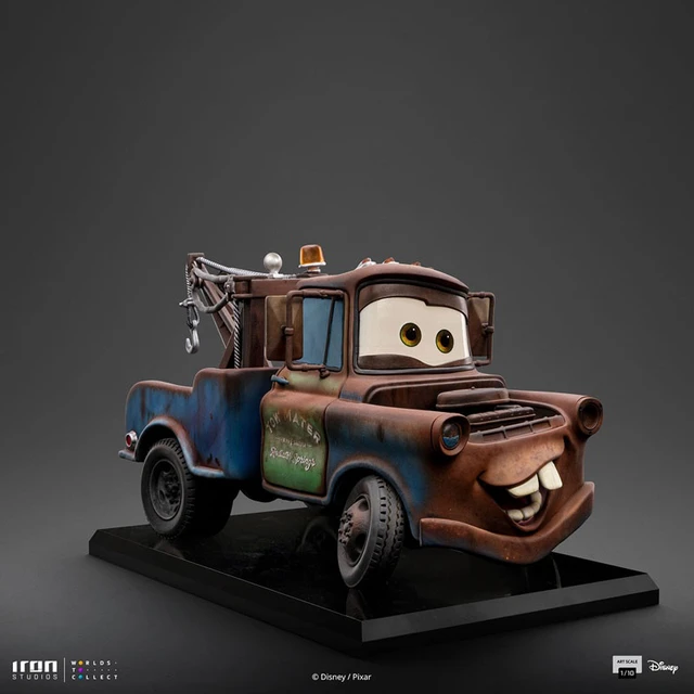 Alt view image 6 of 6 - Cars Art Scale 1/10 Mater Statue Iron Studios