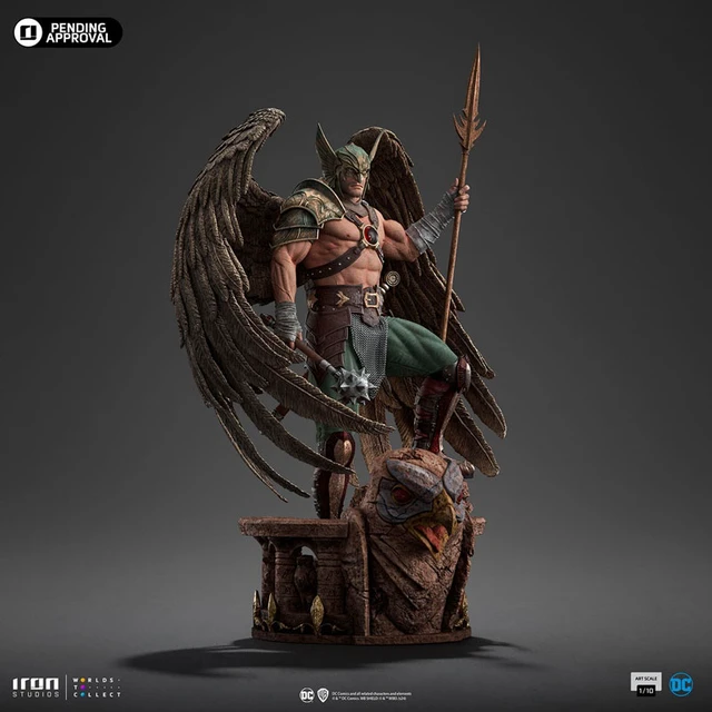 Alt view image 6 of 6 - Hawkman Comic Ver. Art Scale 1/10 Statue DC Comics