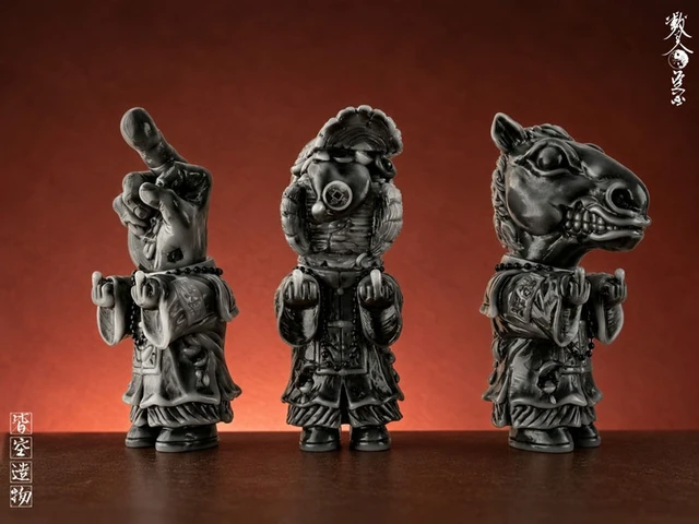 Alt view image 5 of 6 - Kinun Jiangshi-chan Wealth Explosion Non-Scale Figure C Set