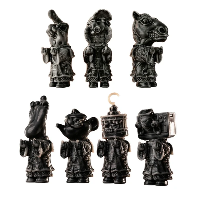 Alt view image 2 of 6 - Kinun Jiangshi-chan Wealth Explosion Non-Scale Figure C Set