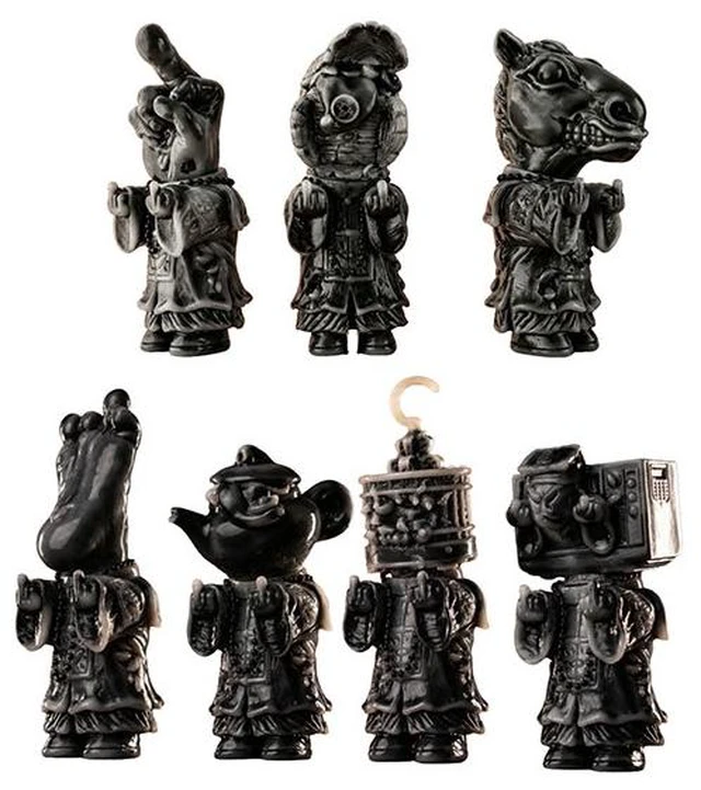 Main image of Kinun Jiangshi-chan Wealth Explosion Non-Scale Figure C Set