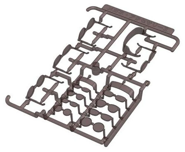 Main image of Modeling Supply Glasses & Accessories II 2 (Smoke) Plastic Model