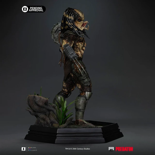 Alt view image 5 of 6 - Japan Predator Jungle Hunter Art Scale 1/10 Statue