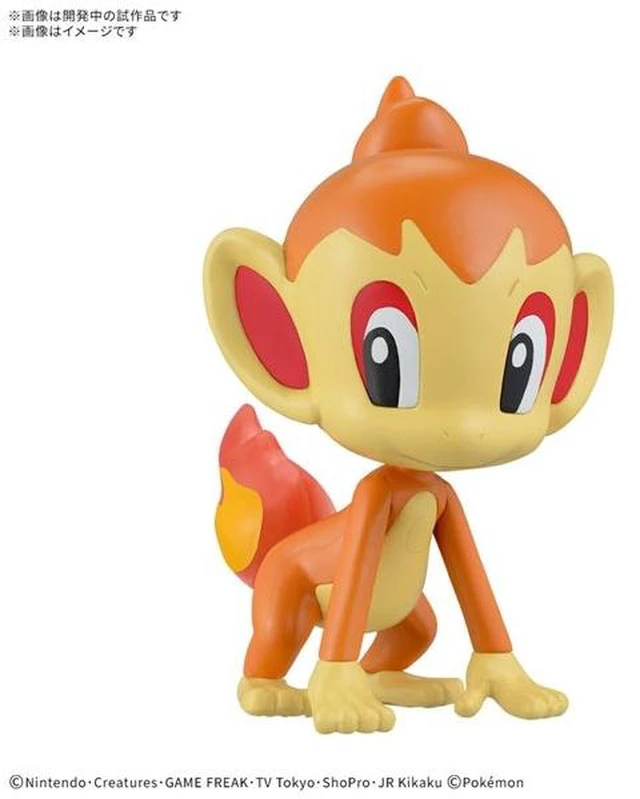 Main image of Pokemon Plamo Collection Quick!! 29 Chimchar Plastic Model