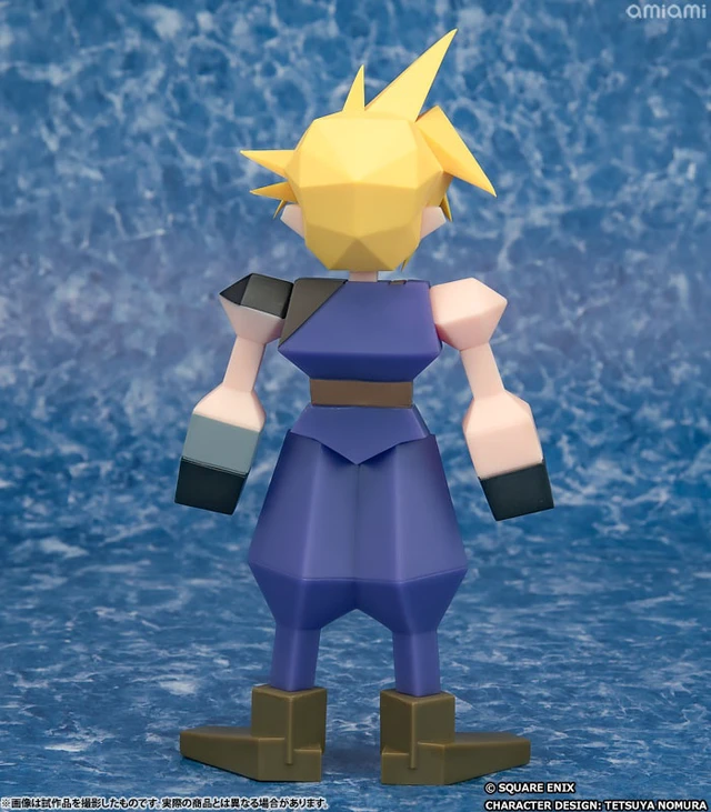 Alt view image 4 of 6 - Cloud Strife Polygon Soft Vinyl Figure Final Fantasy VII