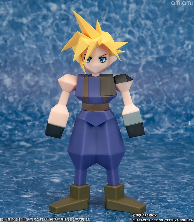 Alt view image 2 of 6 - Cloud Strife Polygon Soft Vinyl Figure Final Fantasy VII
