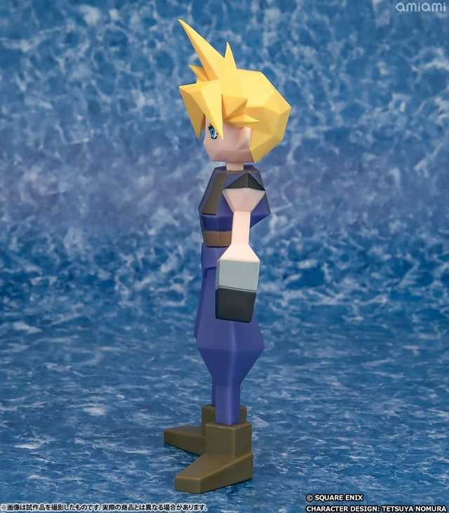 Alt view image 3 of 6 - Cloud Strife Polygon Soft Vinyl Figure Final Fantasy VII