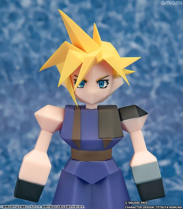 Alt view image 6 of 6 - Cloud Strife Polygon Soft Vinyl Figure Final Fantasy VII