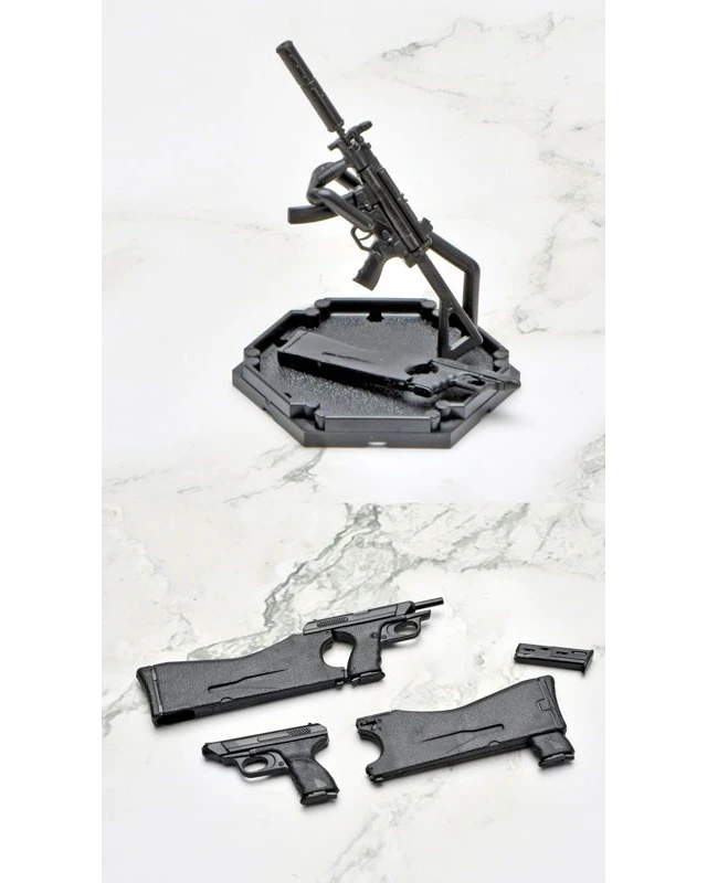 Alt view image 5 of 6 - LittleArmory Claes MP5 & VP70 Type GUNSLINGER GIRL Plastic Model