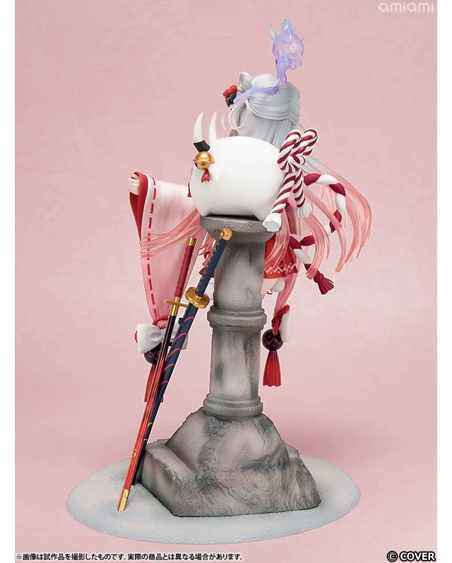 Alt view image 5 of 6 - Japan Nakiri Ayame Shrine Maiden Outfit Ver. 1/7 Complete Figure