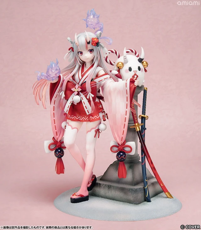 Alt view image 2 of 6 - Japan Nakiri Ayame Shrine Maiden Outfit Ver. 1/7 Complete Figure