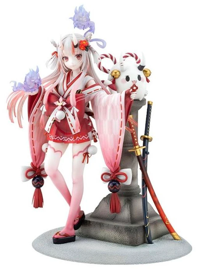 Main image of Japan Nakiri Ayame Shrine Maiden Outfit Ver. 1/7 Complete Figure