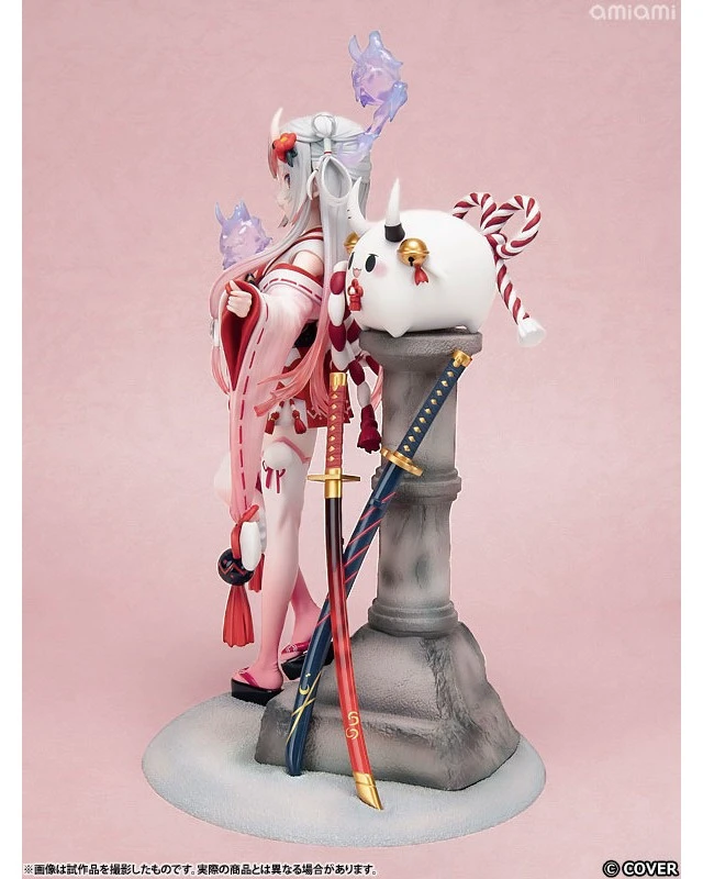 Alt view image 4 of 6 - Japan Nakiri Ayame Shrine Maiden Outfit Ver. 1/7 Complete Figure
