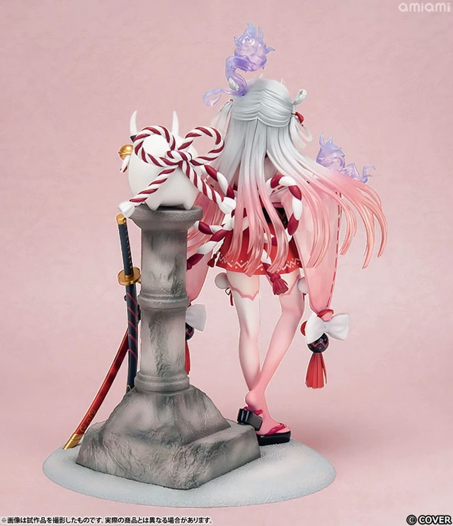 Alt view image 6 of 6 - Japan Nakiri Ayame Shrine Maiden Outfit Ver. 1/7 Complete Figure