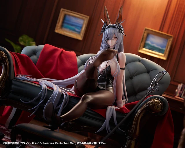 Alt view image 3 of 6 - Japan Fritz Rumey Schwarzes Kaninchen Ver. 1/7 Complete Figure Azur Lane