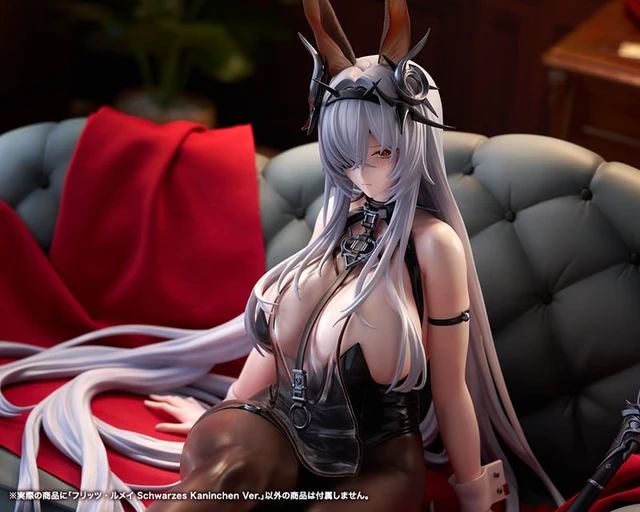 Alt view image 4 of 6 - Japan Fritz Rumey Schwarzes Kaninchen Ver. 1/7 Complete Figure Azur Lane