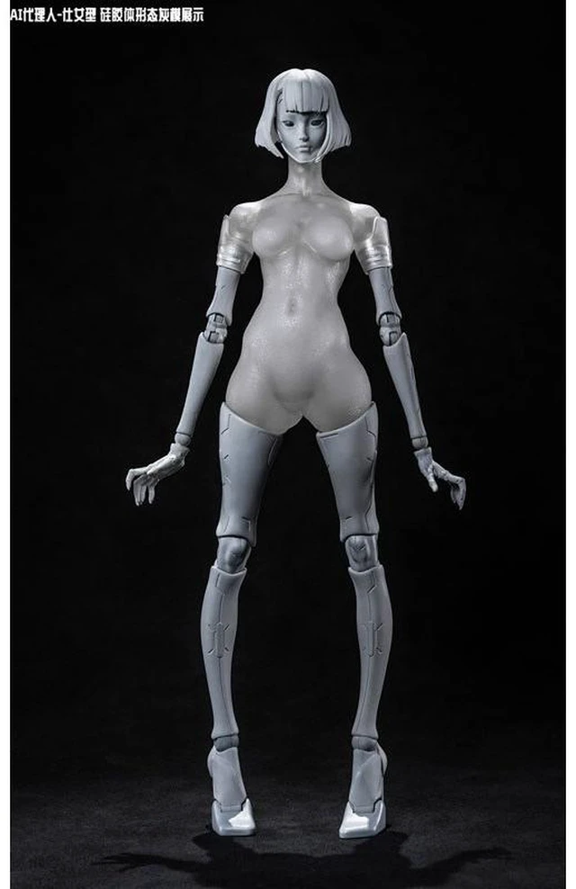 Alt view image 2 of 6 - GK01FEC3 AI Agent Maid Type C3 Colored Ver. 1/12 Scale Action Figure Body