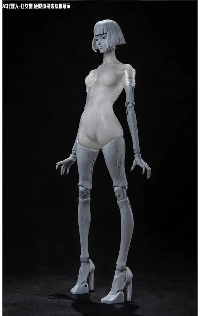 Alt view image 3 of 6 - GK01FEC3 AI Agent Maid Type C3 Colored Ver. 1/12 Scale Action Figure Body