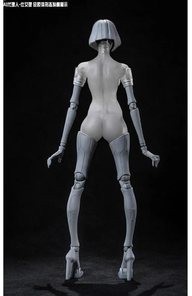 Alt view image 6 of 6 - GK01FEC3 AI Agent Maid Type C3 Colored Ver. 1/12 Scale Action Figure Body