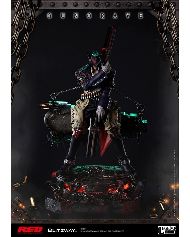 Alt view image 2 of 6 - 1/4 Gungrave Complete Figure