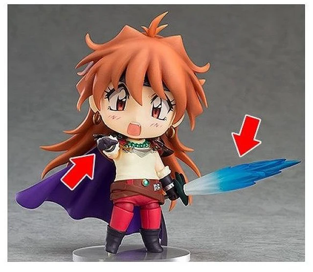 Main image of Nendoroid Lina Inverse (Re-run) w/ Sword of Light & Pointing Parts (Slayers)