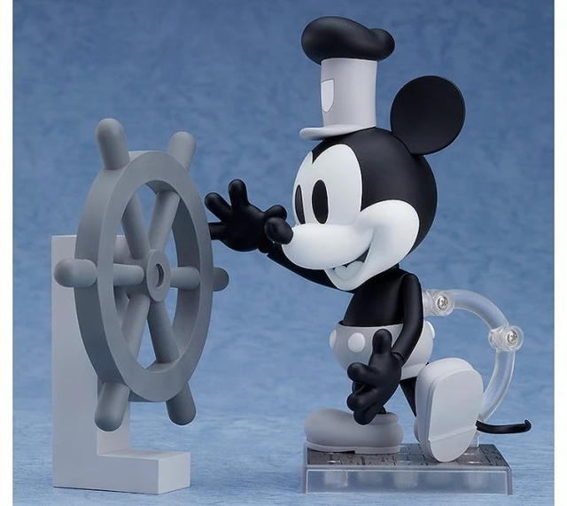 Alt view image 2 of 3 - Nendoroid Mickey Mouse 1928 Ver. (B&W) Steamboat Willie