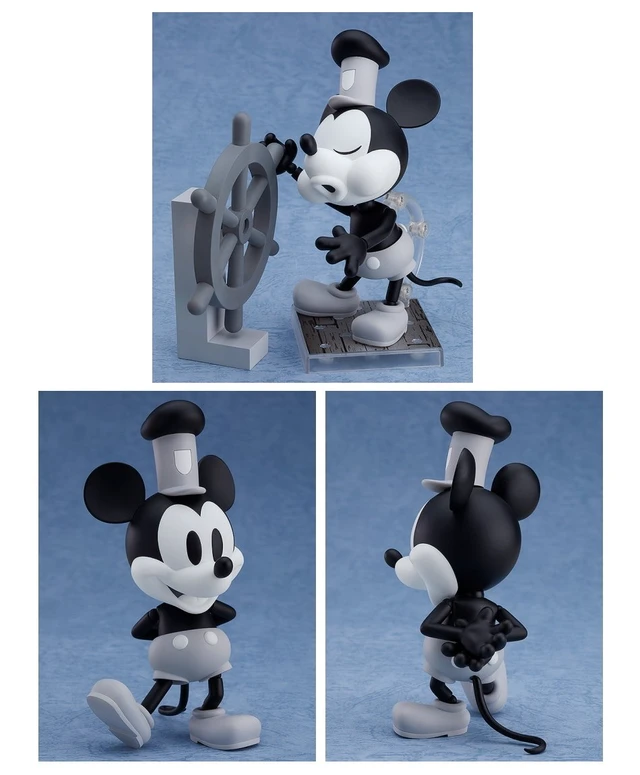Alt view image 3 of 3 - Nendoroid Mickey Mouse 1928 Ver. (B&W) Steamboat Willie