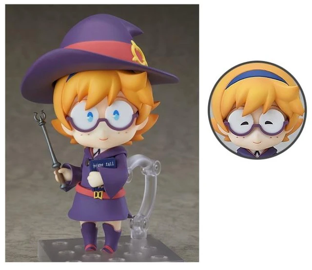 Main image of Nendoroid Lotte Jansson (Little Witch Academia) w/ Glasses Part (Smiling)