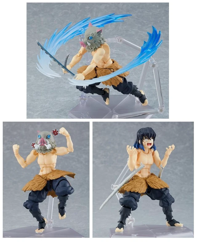 Alt view image 2 of 7 - figma Inosuke Hashibira DX Edition (Demon Slayer)
