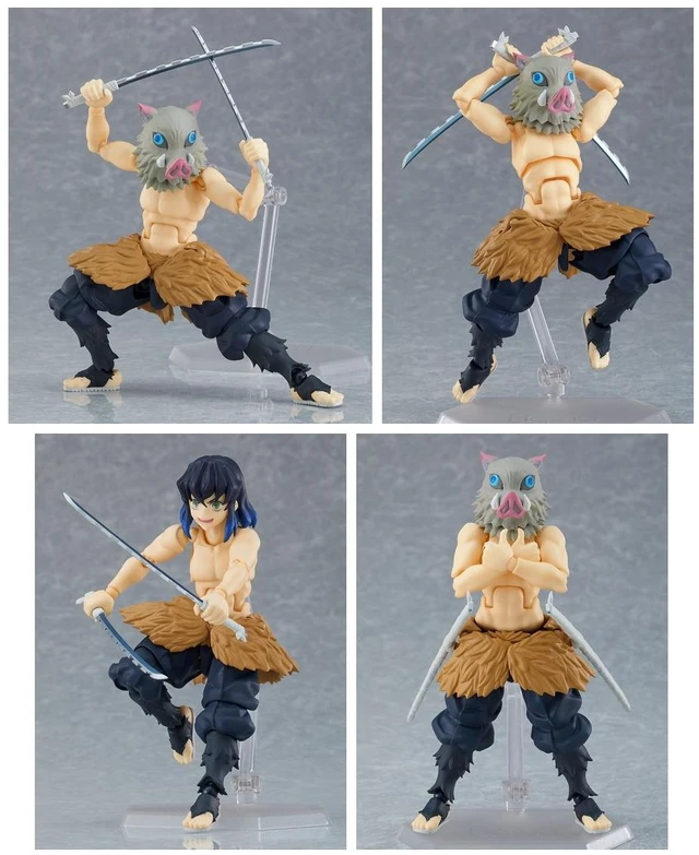 Alt view image 3 of 7 - figma Inosuke Hashibira DX Edition (Demon Slayer)