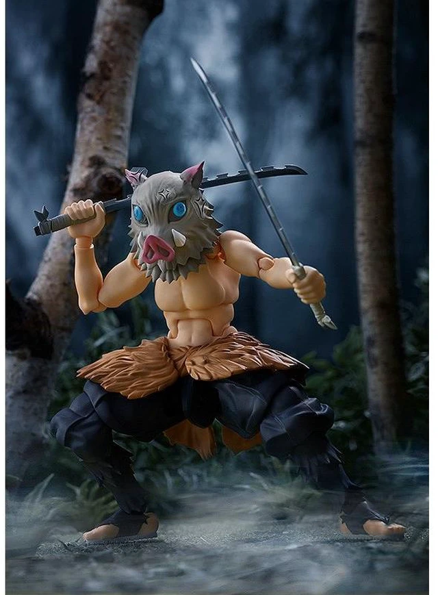 Alt view image 5 of 7 - figma Inosuke Hashibira DX Edition (Demon Slayer)