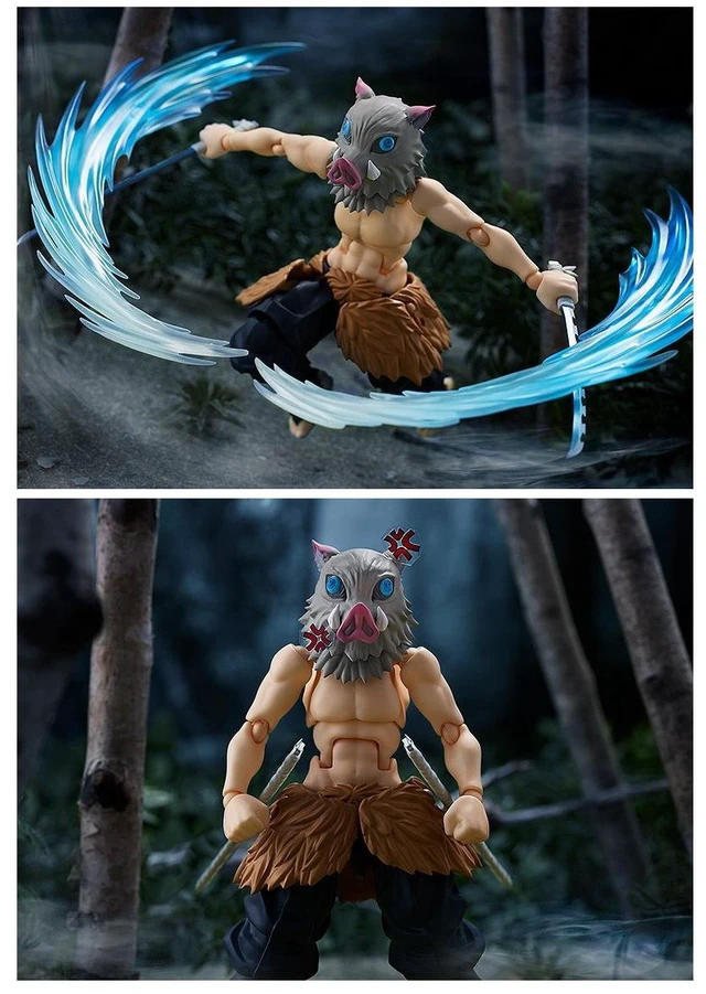 Alt view image 4 of 7 - figma Inosuke Hashibira DX Edition (Demon Slayer)