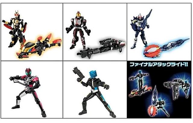 Alt view image 2 of 2 - Hissatsu! Cho-Henkei Rider 2 Set of 5