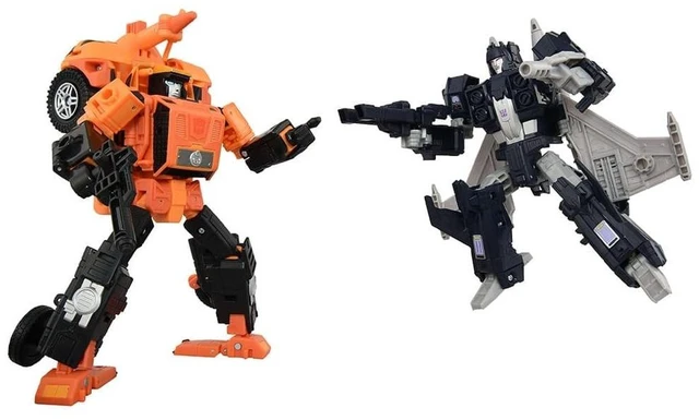 Main image of Transformers Age of the Prime AOTP-EX Sandstorm vs. Slugslinger