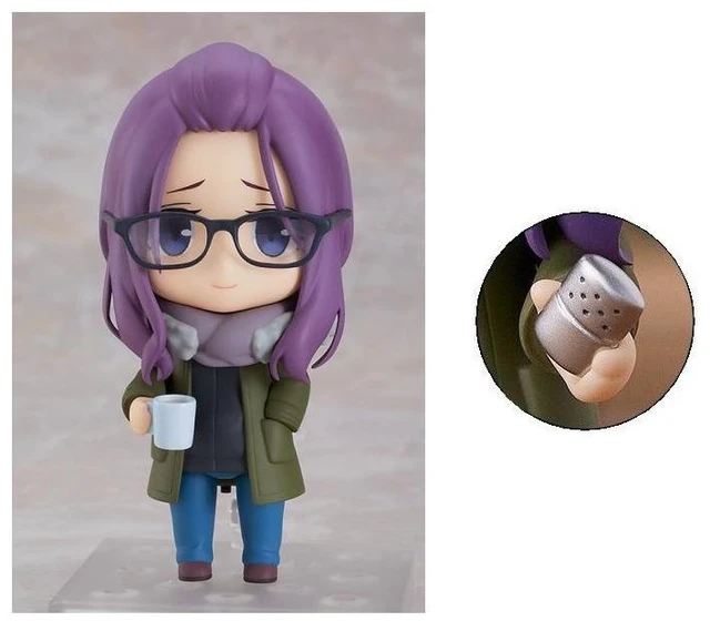 Main image of Nendoroid Sakura Kagamihara w/ Handy Warmer (Laid-Back Camp)