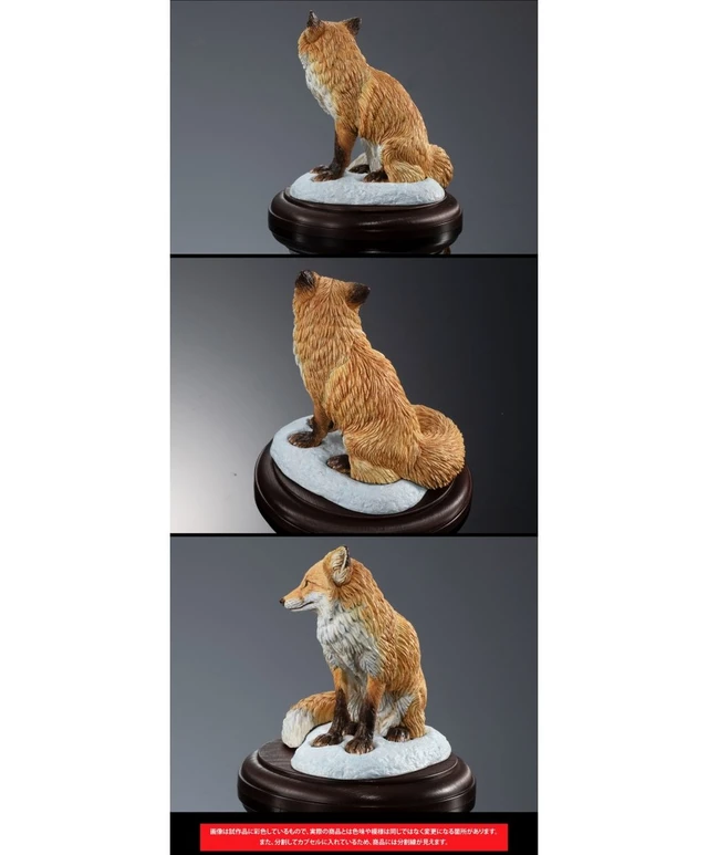 Alt view image 6 of 7 - Ikimono Daizukan Display Model Collection Wild Canines 3-Piece Set