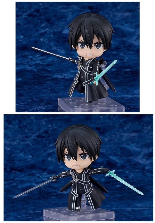 Alt view image 3 of 6 - Nendoroid Kirito 2.0 (Sword Art Online) w/ Clear Elucidator & Dark Repulser