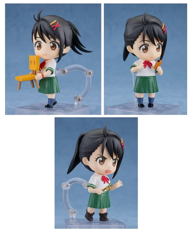 Alt view image 2 of 4 - Nendoroid Suzume Iwato (Suzume) w/ Key Visual Background Sheet
