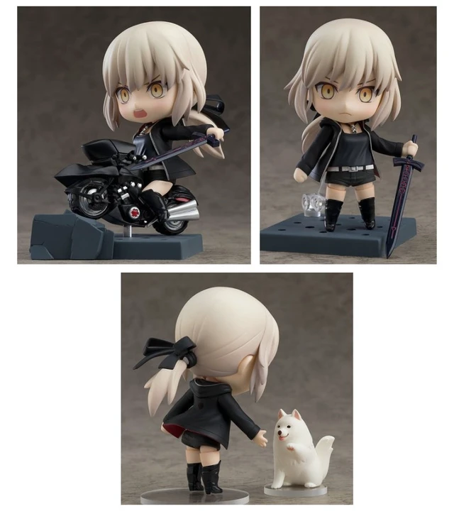 Alt view image 2 of 3 - Nendoroid Saber/Altria Pendragon (Alter) Shinjuku Ver. & Cuirassier Noir