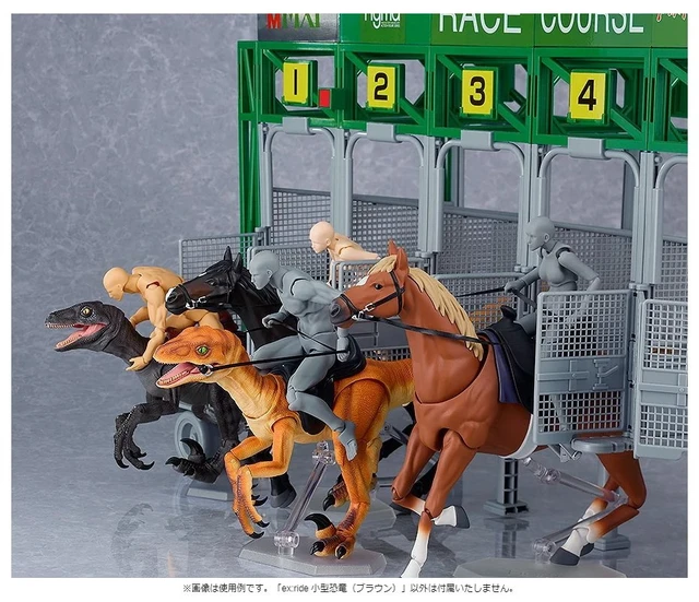 Alt view image 7 of 7 - ex:ride Small Dinosaur (Brown)