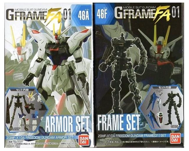 Alt view image 3 of 3 - Mobile Suit Gundam G-Frame FA01 Freedom Gundam Armor & Frame Set