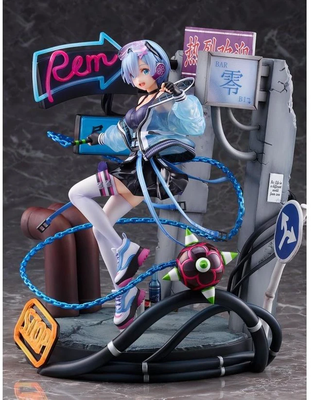 Alt view image 2 of 7 - Rem -Neon City Ver.- 1/7 Scale Figure (Re:Zero)
