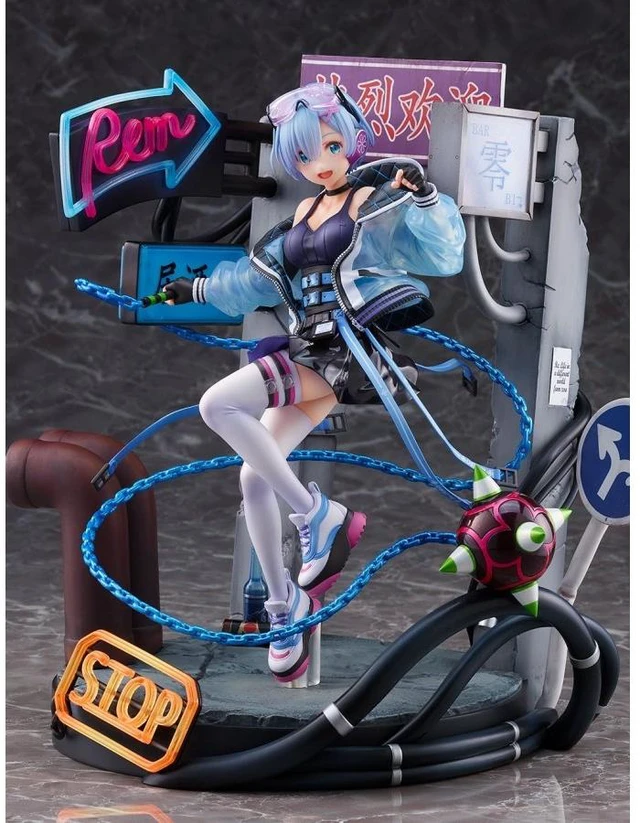 Main image of Rem -Neon City Ver.- 1/7 Scale Figure (Re:Zero)