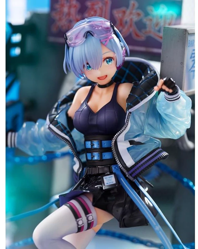 Alt view image 7 of 7 - Rem -Neon City Ver.- 1/7 Scale Figure (Re:Zero)