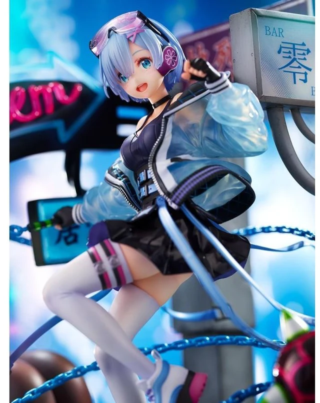 Alt view image 5 of 7 - Rem -Neon City Ver.- 1/7 Scale Figure (Re:Zero)