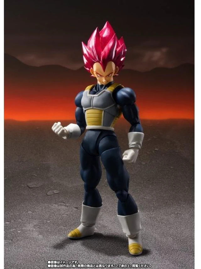 Alt view image 5 of 6 - S.H.Figuarts Super Saiyan God SS Vegeta -Super- 15th Anniversary Ver.