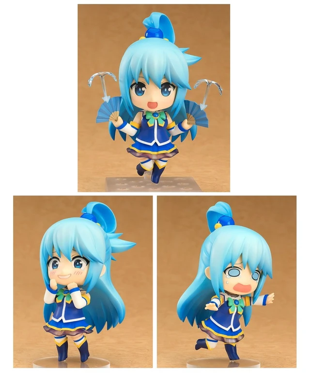 Alt view image 3 of 4 - Nendoroid Aqua (3rd Re-release) w/ Special Round Base (Konosuba)