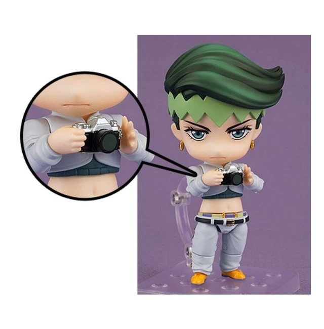 Alt view image 5 of 5 - Nendoroid Rohan Kishibe (Re-run) w/ Camera & Hand Parts - JoJo's Bizarre Adventu